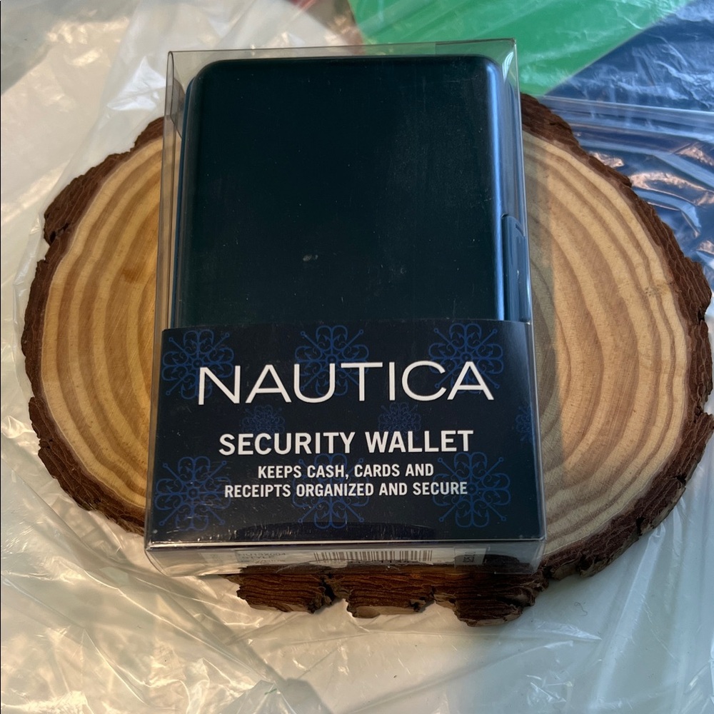 Nautica Dark Green Security Wallet